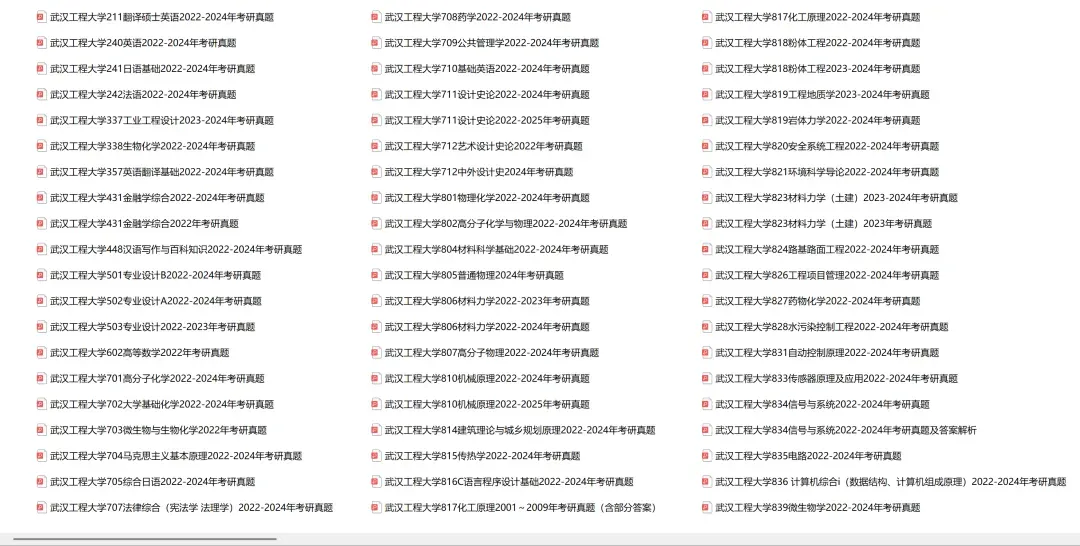 武汉工程大学考研专业课历年真题汇总(含2026真题) 第2张