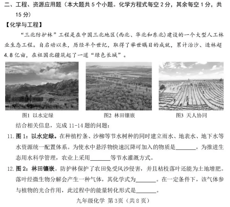 2026年中考模拟考试化学试题10 第6张