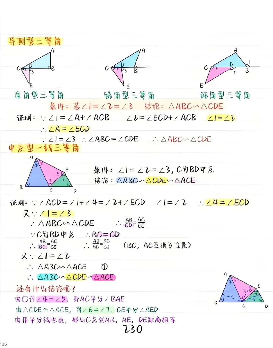 夯爆了!相似保姆级教程,一网打尽中考相似模型 第6张 夯爆了!相似保姆级教程,一网打尽中考相似模型 第6张