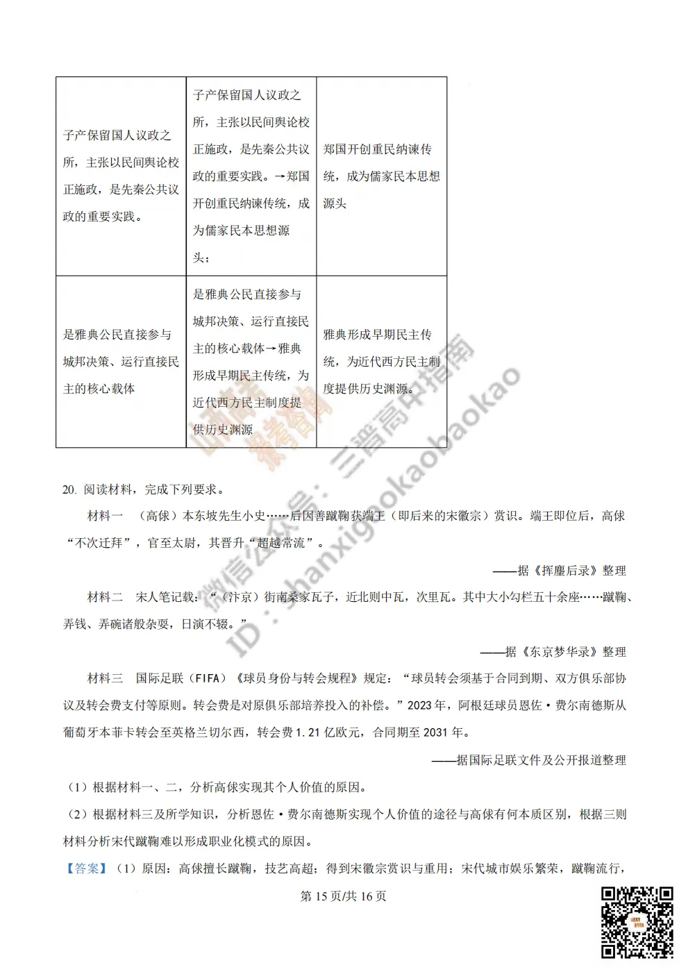 陕西校联2026届高三第二次模拟测试全科试题与答案! 第190张 陕西校联2026届高三第二次模拟测试全科试题与答案! 第190张