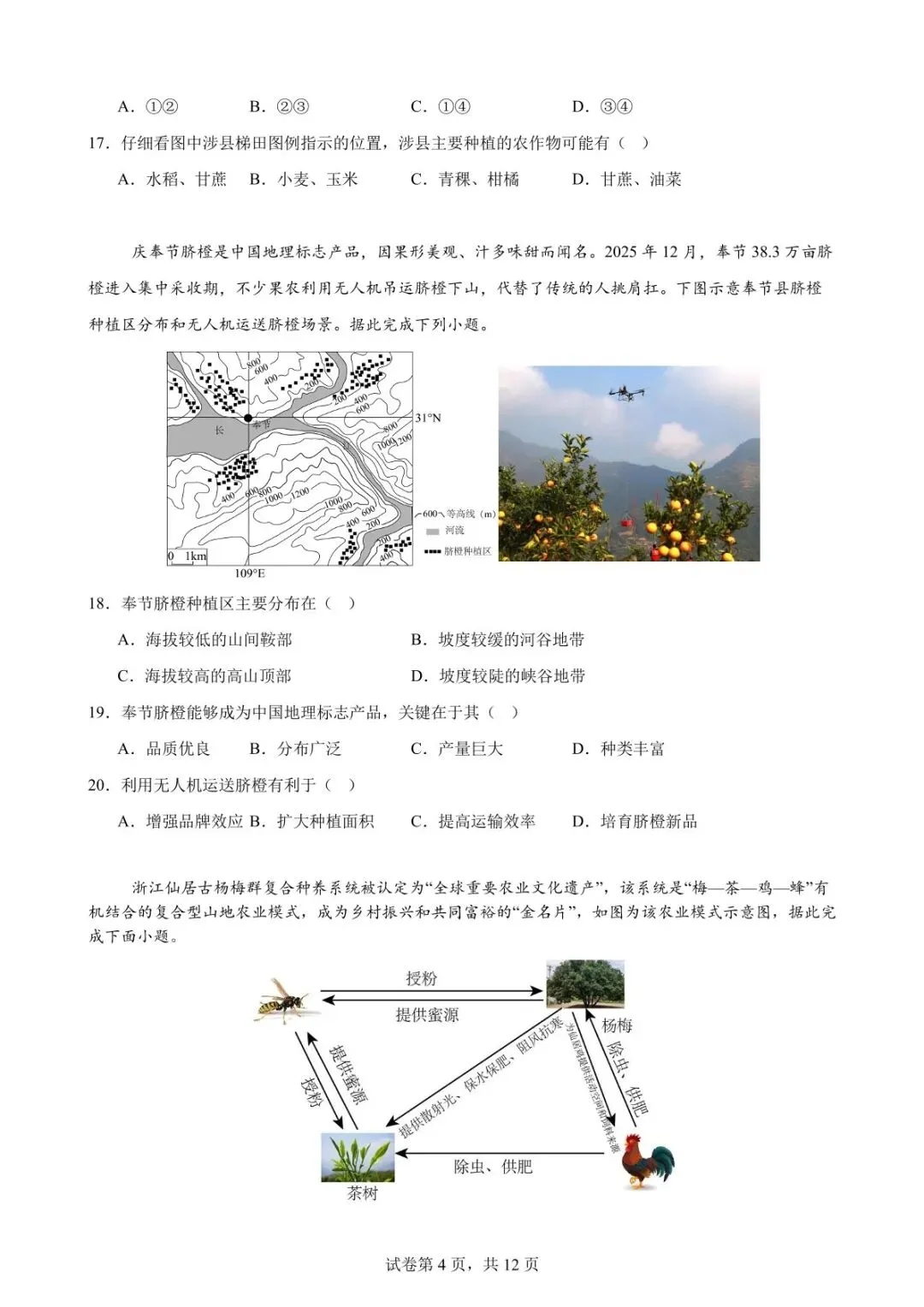 中考冲刺习题:中国的经济类题目 第5张