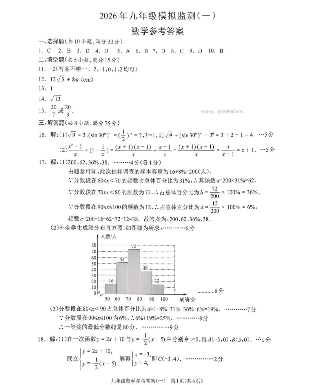 2026年合肥中考数学二模试卷+答案解析(三套) 第28张