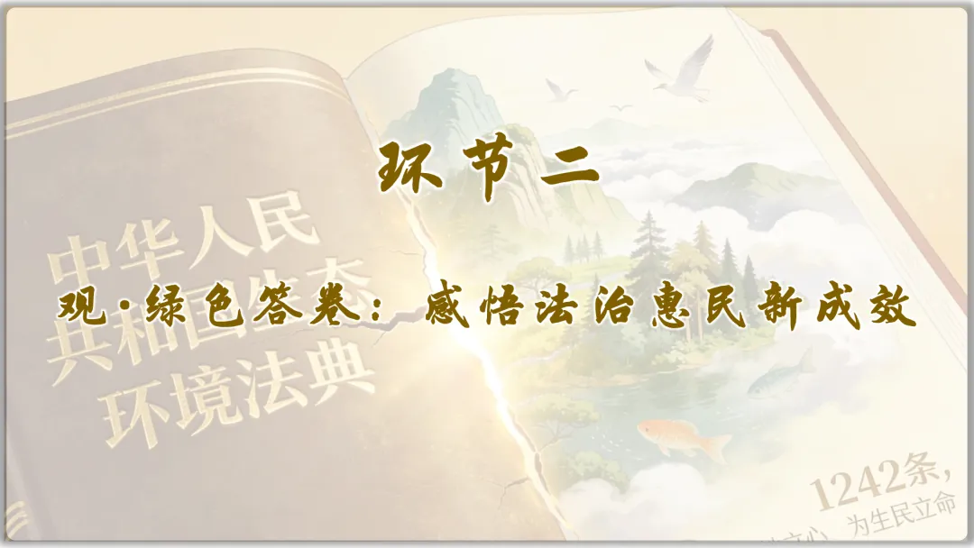 26届中考二轮复习 | 时政专题十(生态环境法典):生态法治护家园,青春筑梦绿山川! 第16张