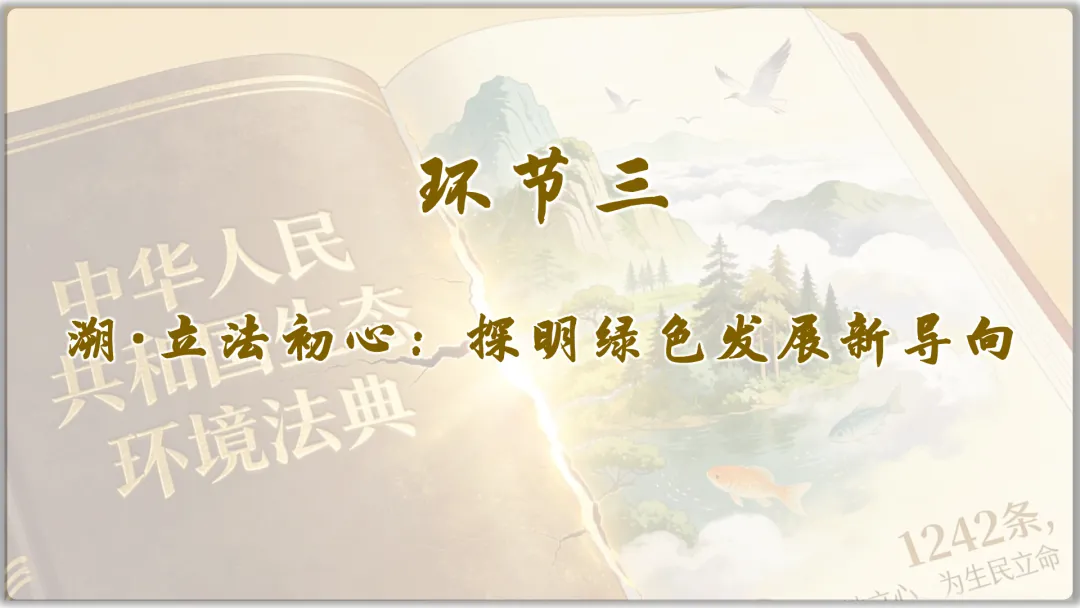 26届中考二轮复习 | 时政专题十(生态环境法典):生态法治护家园,青春筑梦绿山川! 第23张