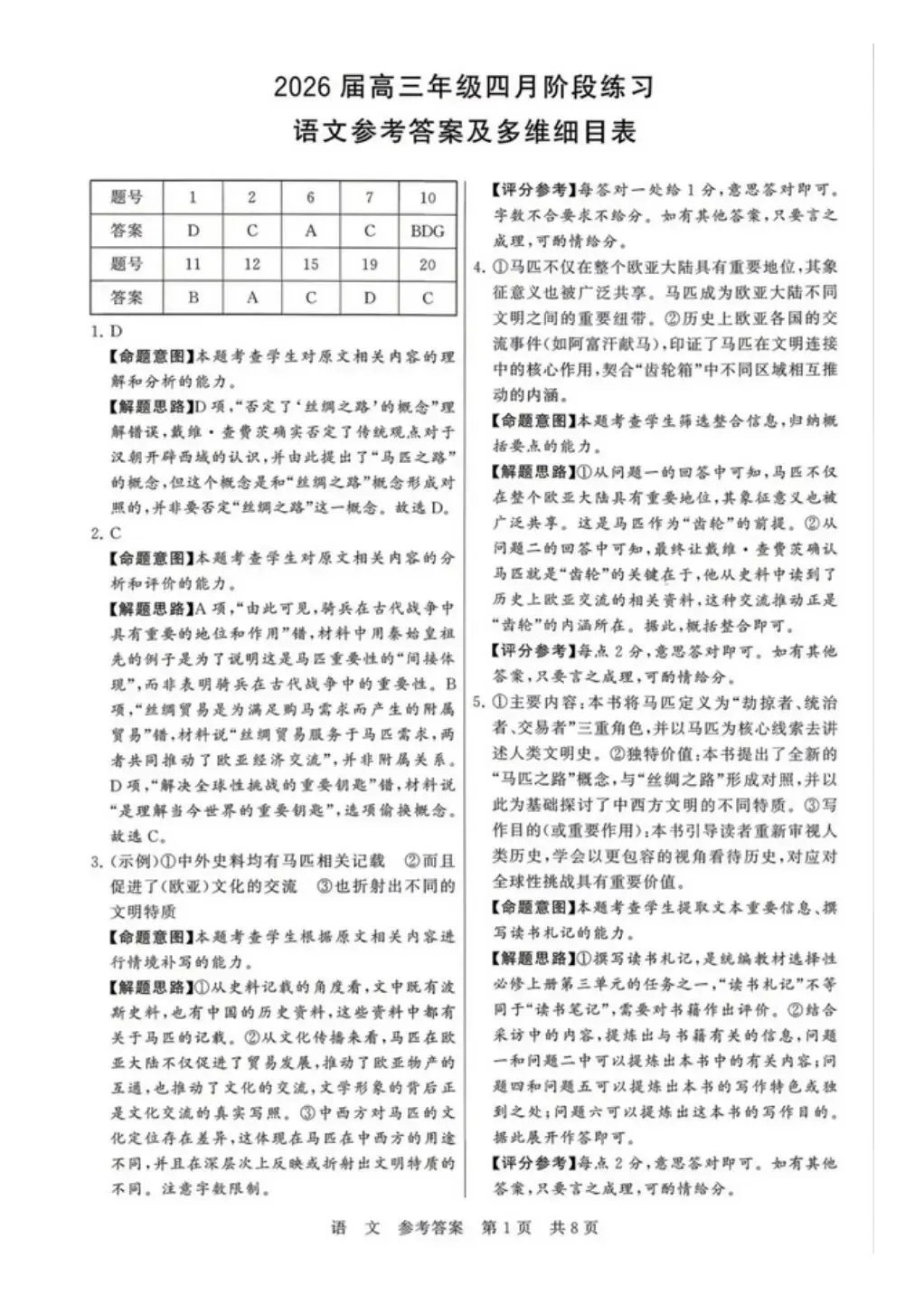 八省联考试卷更新!2026届T8高三第二次联考全科试卷及答案已整理! 第5张 八省联考试卷更新!2026届T8高三第二次联考全科试卷及答案已整理! 第5张