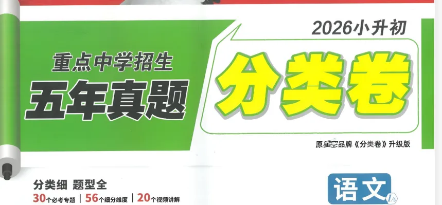 于右任巧制绝对+真题分类卷小升初语文26年 第2张
