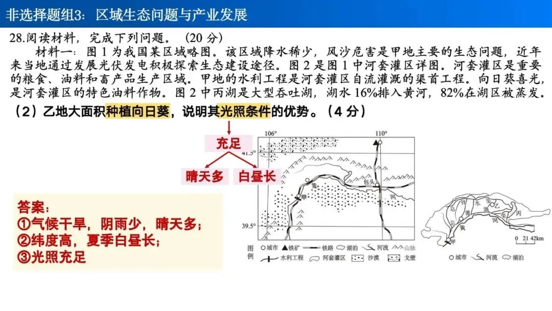 【真题解析30】2026年高考地理试题解析——1月浙江卷 第42张
