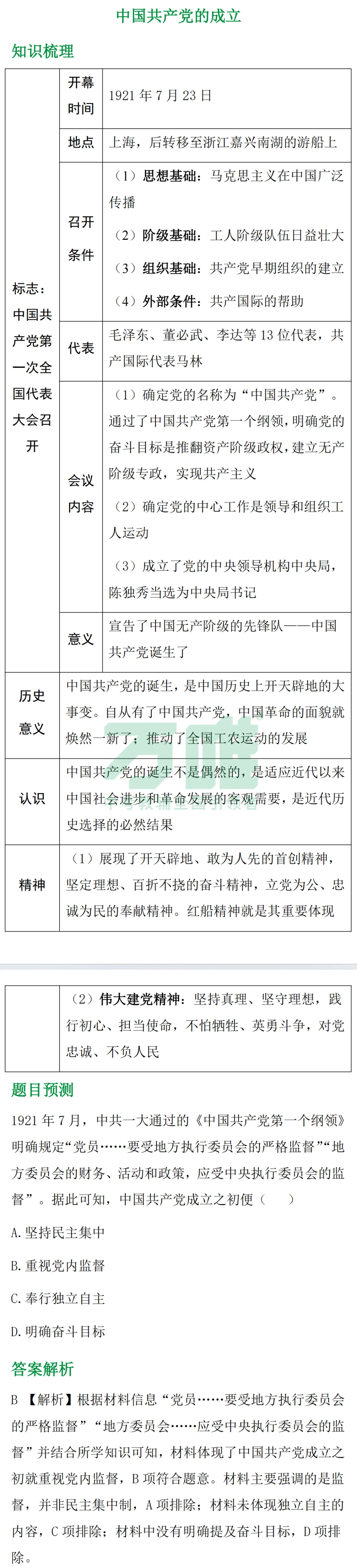 黑白卷团队预测 | 2026中考历史必考知识&题目③(可下载打印) 第7张