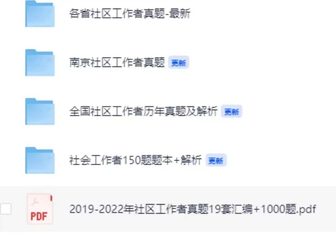 【2026社区工作者】各省历年真题+考点汇总(超全资料汇总)可下载打印 第3张