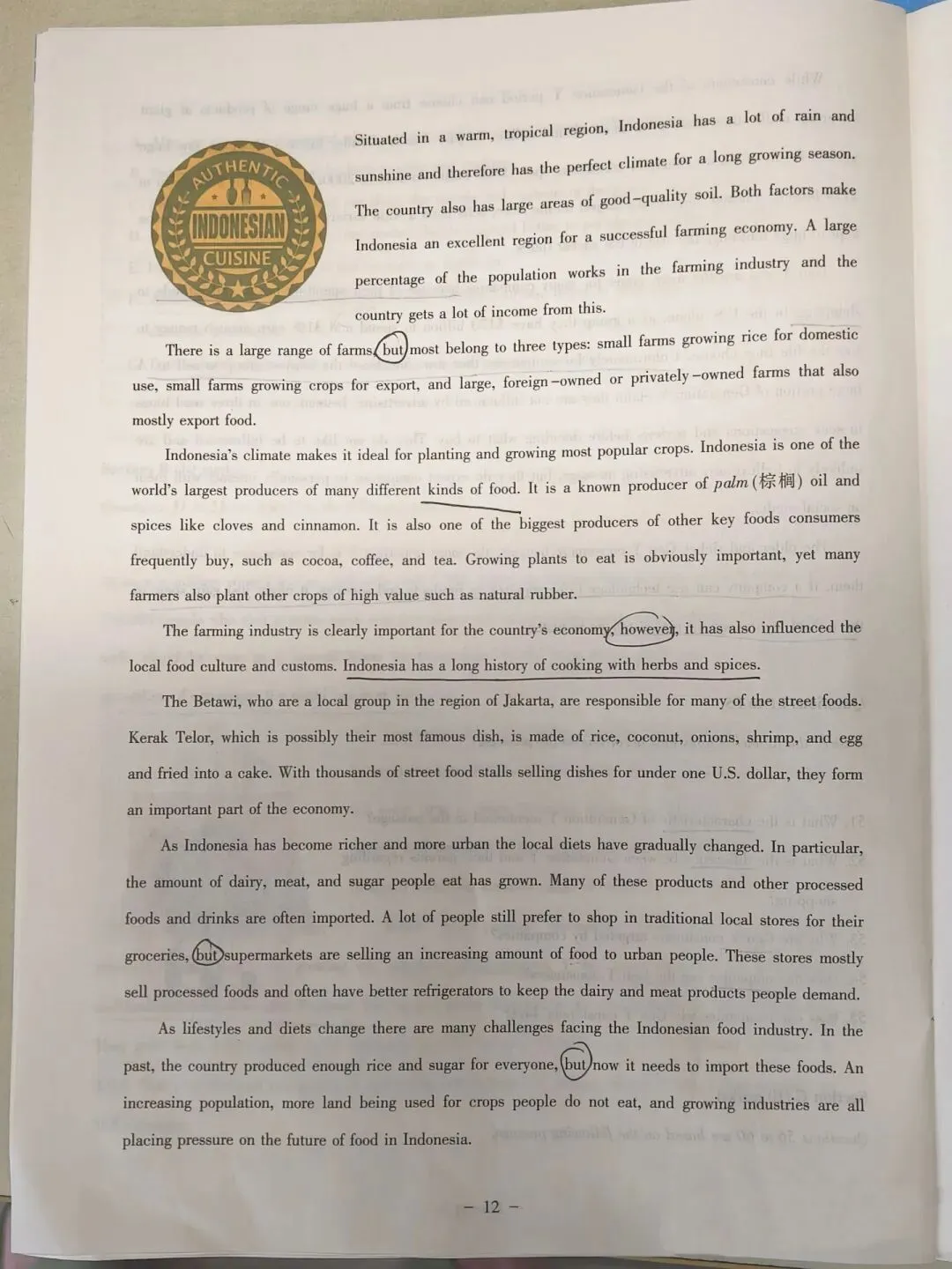 【大英赛真题】2026年全国大学生英语竞赛初赛C类真题及参考答案 第12张