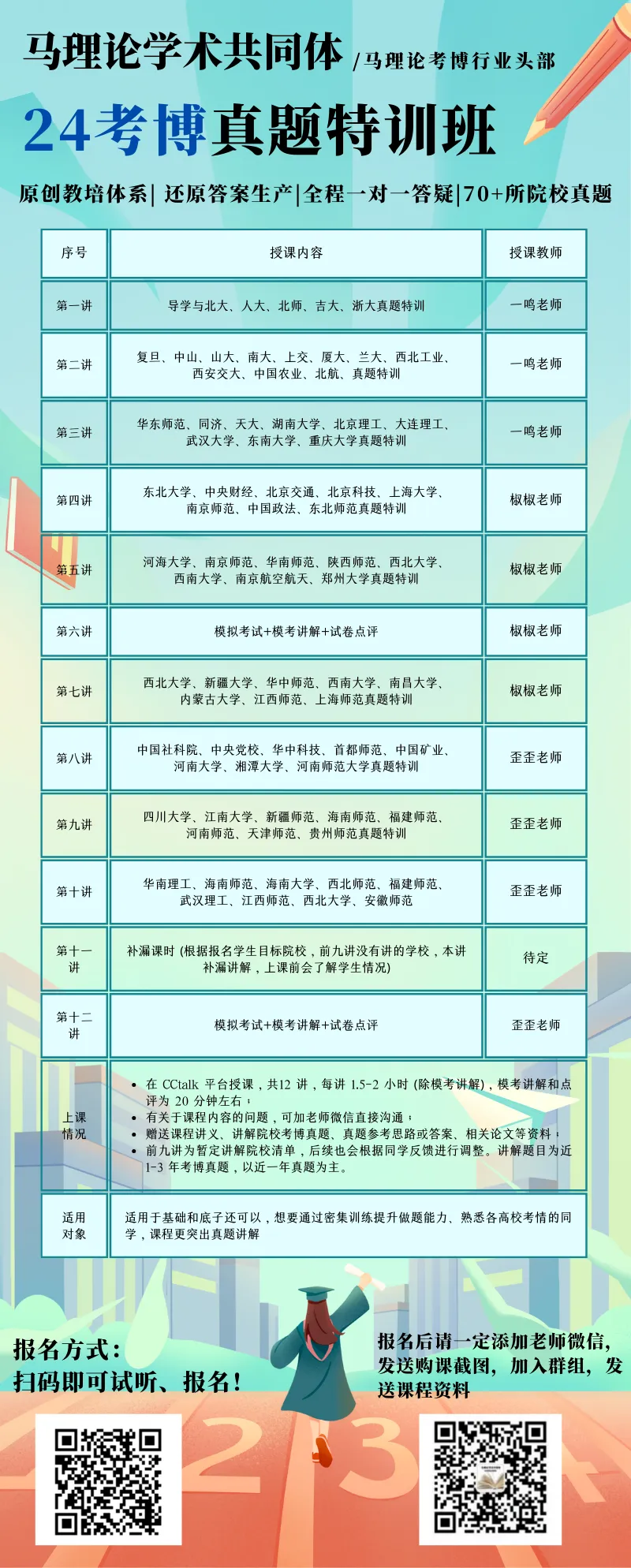 机不可失!真题特训班来啦!70多所院校真题练到爽! 第3张 机不可失!真题特训班来啦!70多所院校真题练到爽! 第3张