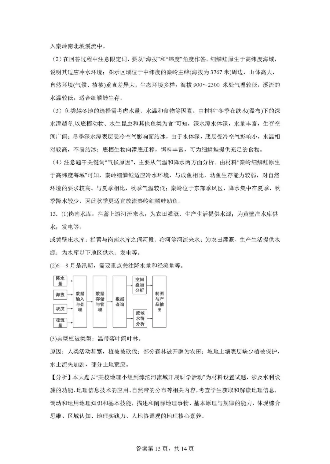 新高考真题汇编09——自然环境的整体性和差异性综合题(含土壤生物) 第8张