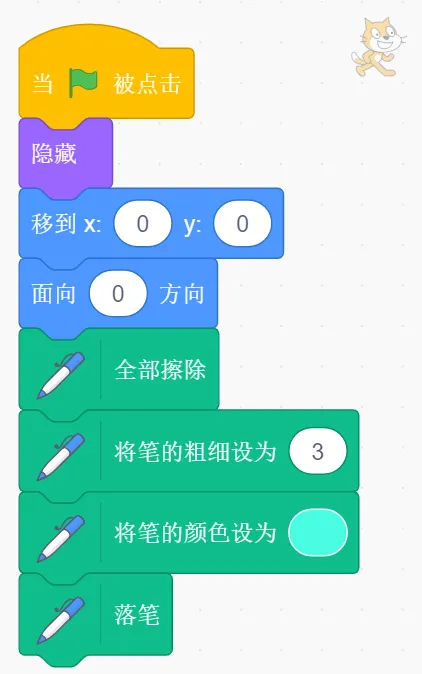 scratch真题2603-二级 七彩大风车 第2张