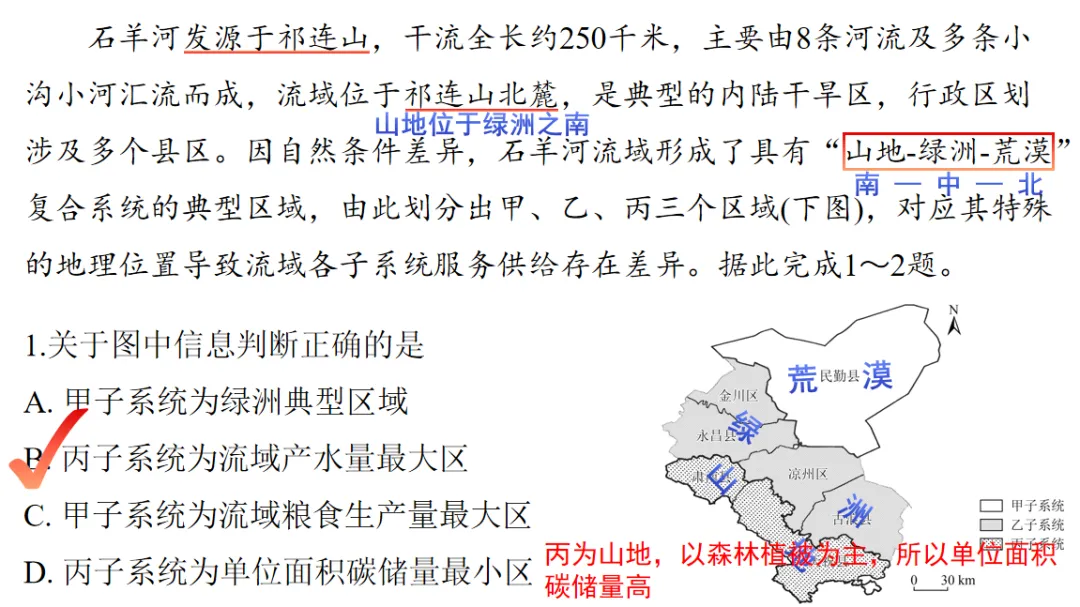 2026届辽宁高三4月联考地理试卷分析 第1张