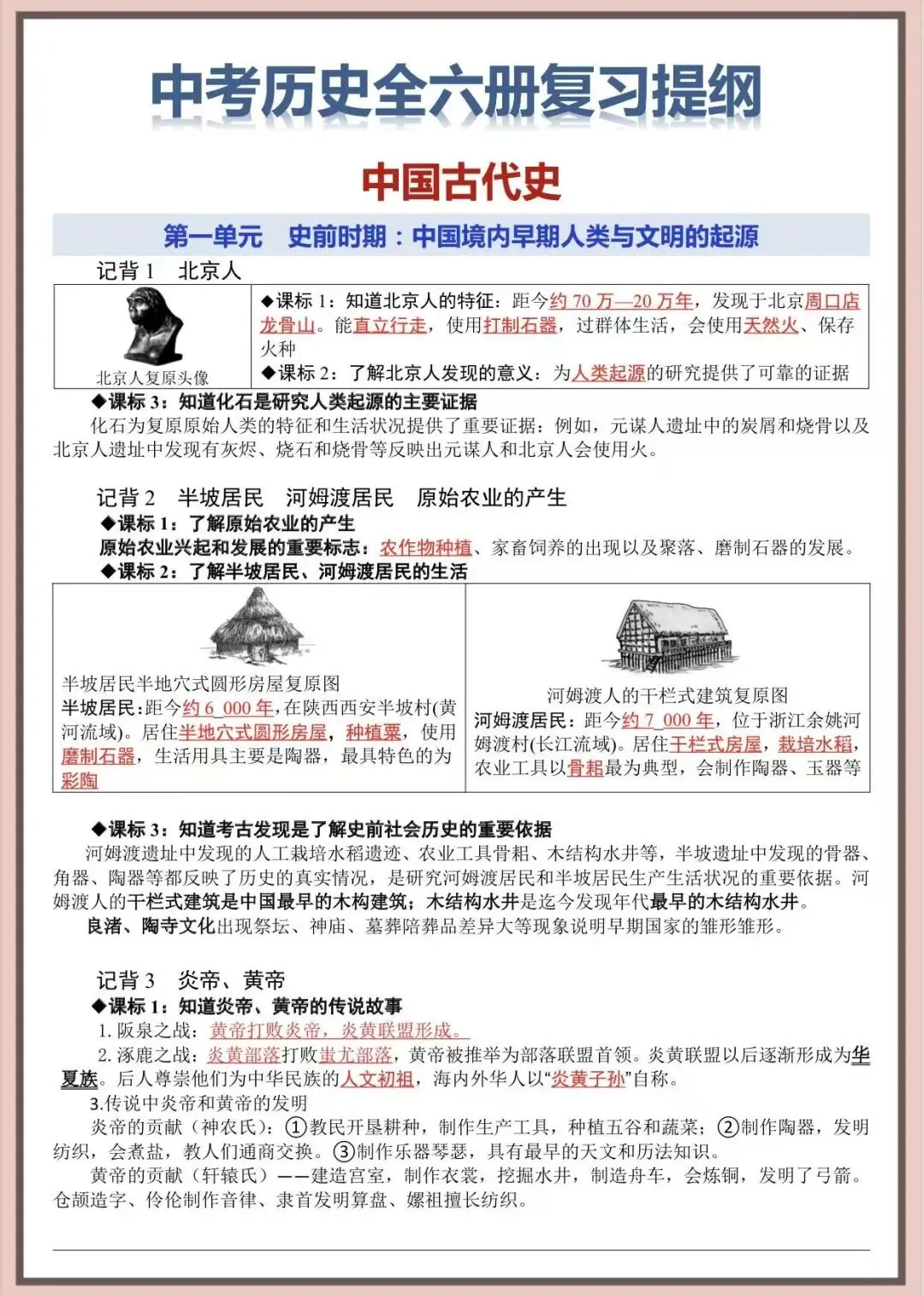 中考历史论述题常见观点及论述范例/电子版可打印 第3张