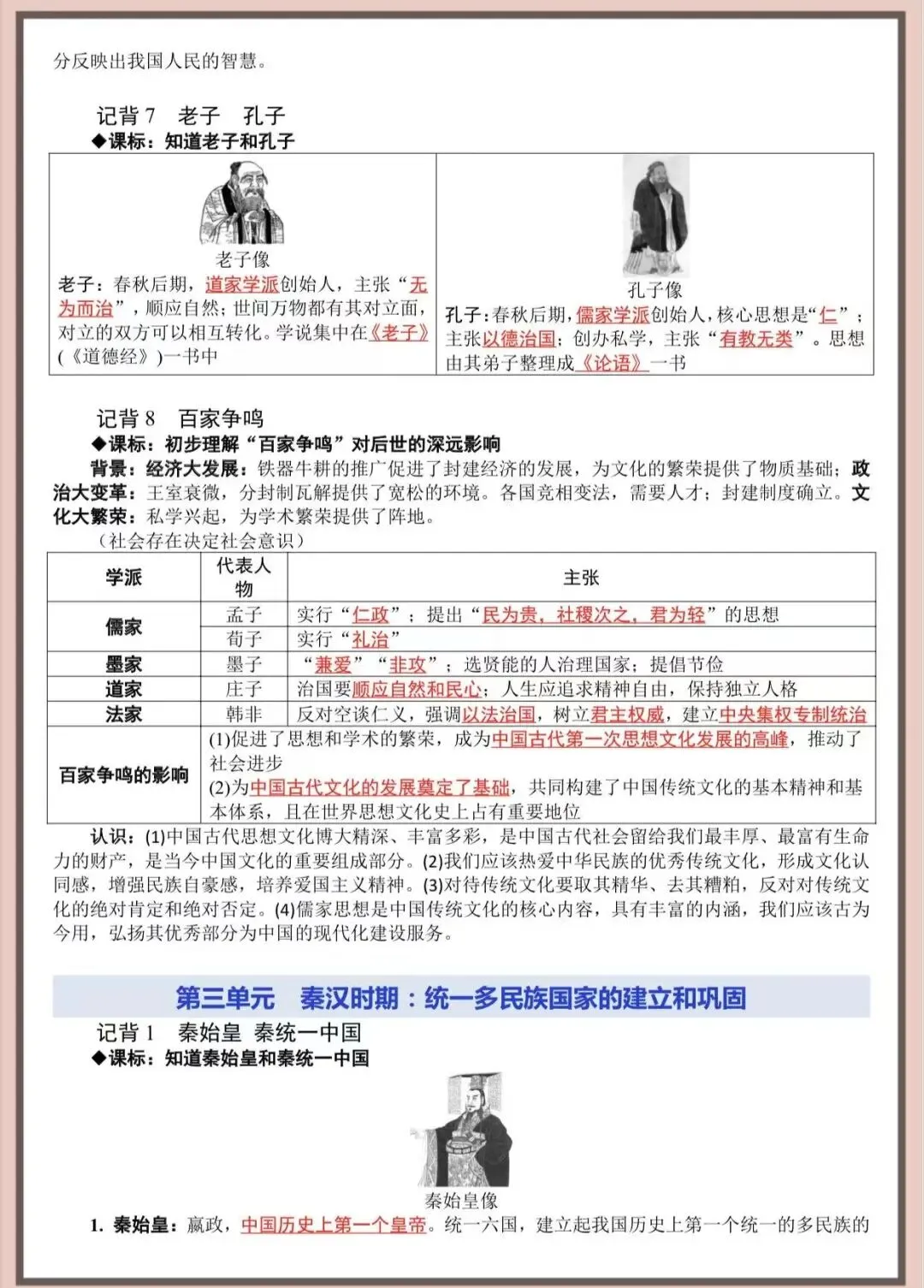 中考历史论述题常见观点及论述范例/电子版可打印 第6张