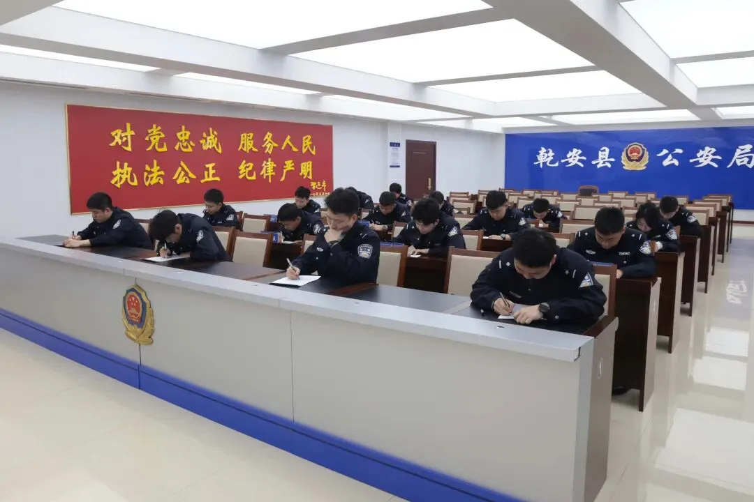 乾安县公安局组织开展基本级执法资格模拟考试 第6张
