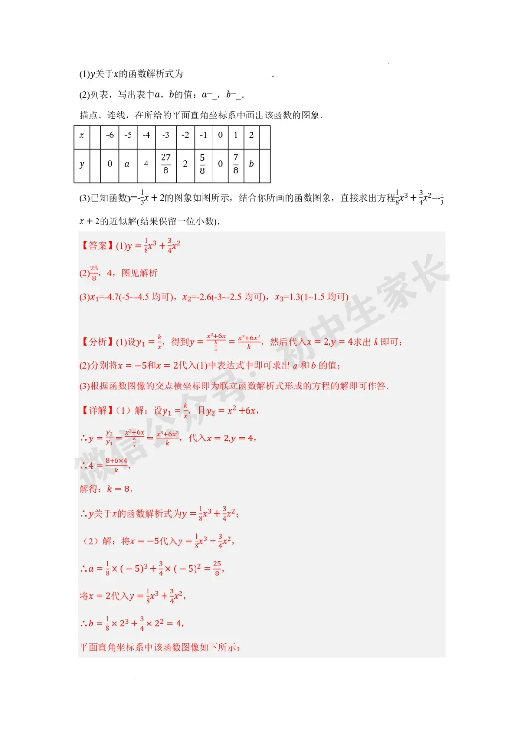 2026年中考数学二次函数与一次函数、反比例函数 【七大题型】(全国通用) 第48张