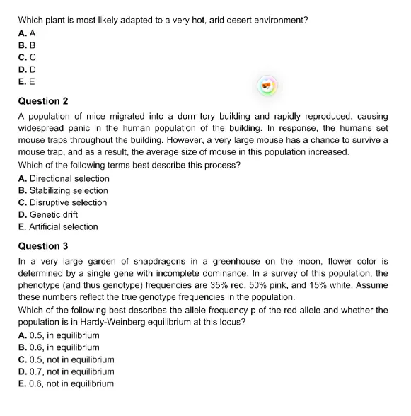 2003-2026年USABO历年真题答案解析,拿走直接刷! 第4张