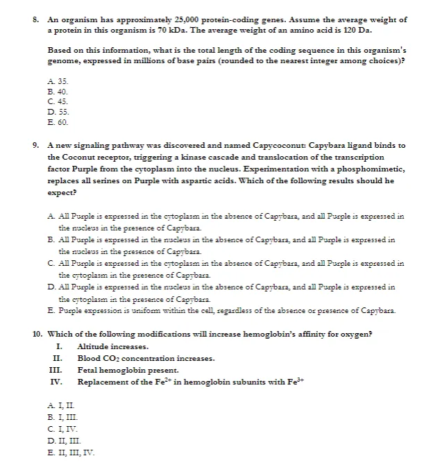 2003-2026年USABO历年真题答案解析,拿走直接刷! 第10张