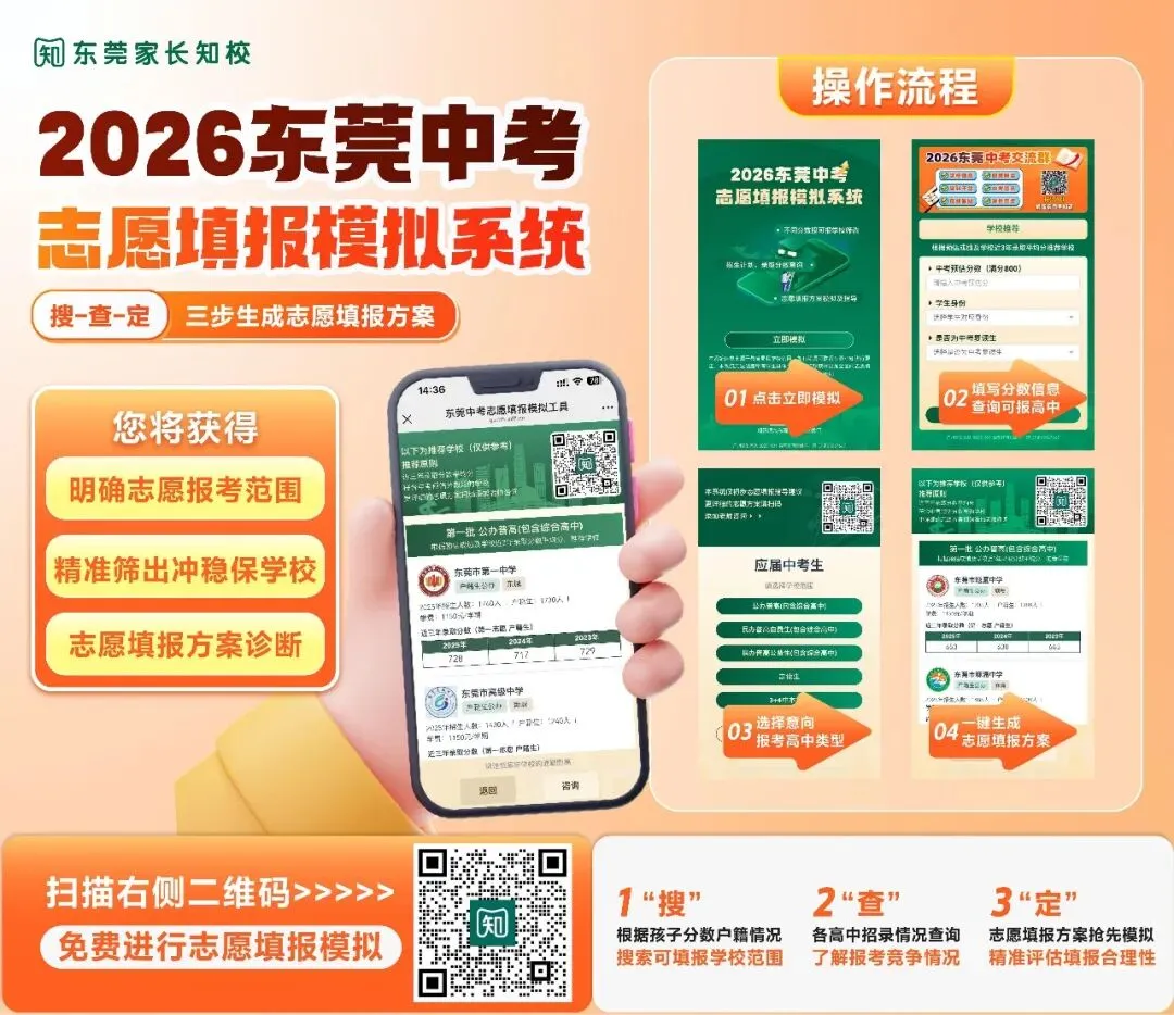 官宣!2026年东莞中考提前批录取分数线出炉!门槛增加了? 第18张