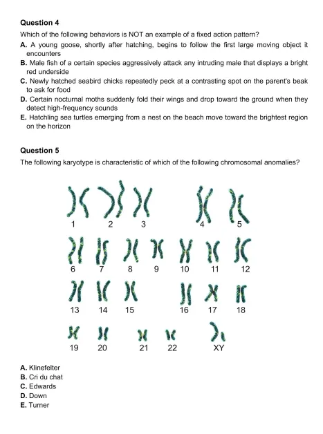 最新版USABO生物竞赛真题【2020-2026年】,免费领! 第14张 最新版USABO生物竞赛真题【2020-2026年】,免费领! 第14张