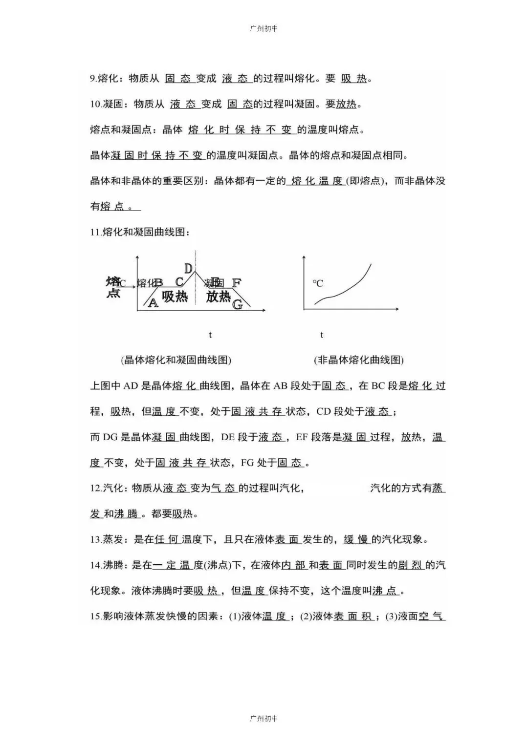 中考物理必考知识大纲梳理 第6张