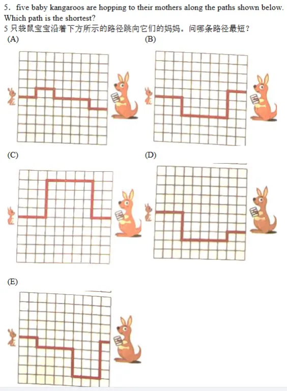 袋鼠数学竞赛历年真题+解析(2014-2025),PDF打印! 第3张