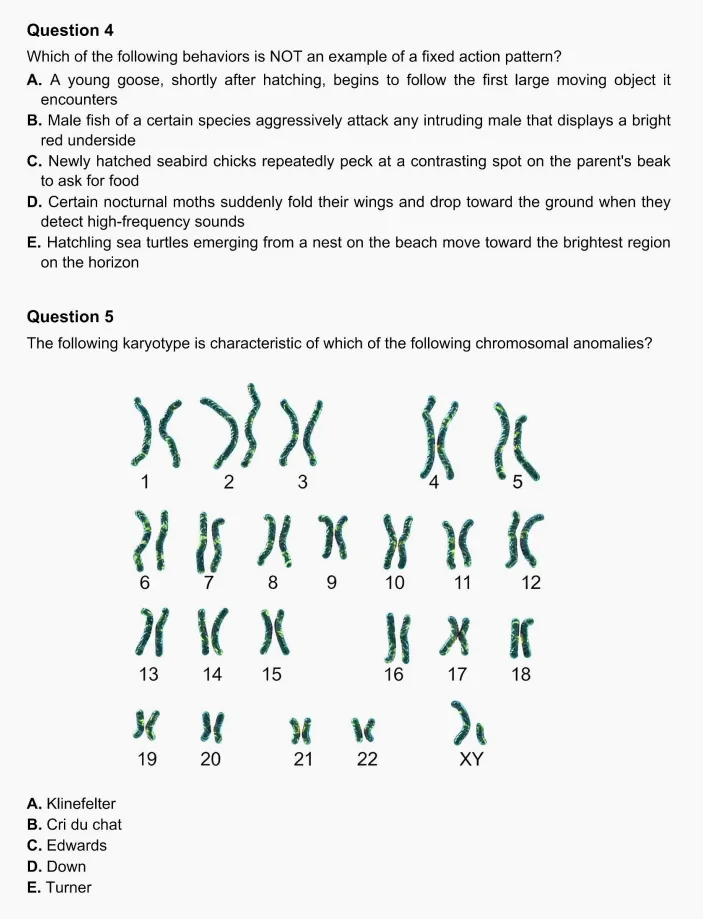 2026年USABO生物竞赛真题+答案解析完整版领取 第4张
