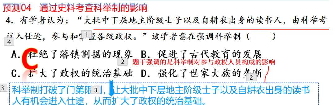 2026中考历史热点专题复习|从分封到军机处:一堂课讲透中国古代政治制度演变,复习+公开课双优之选 第18张