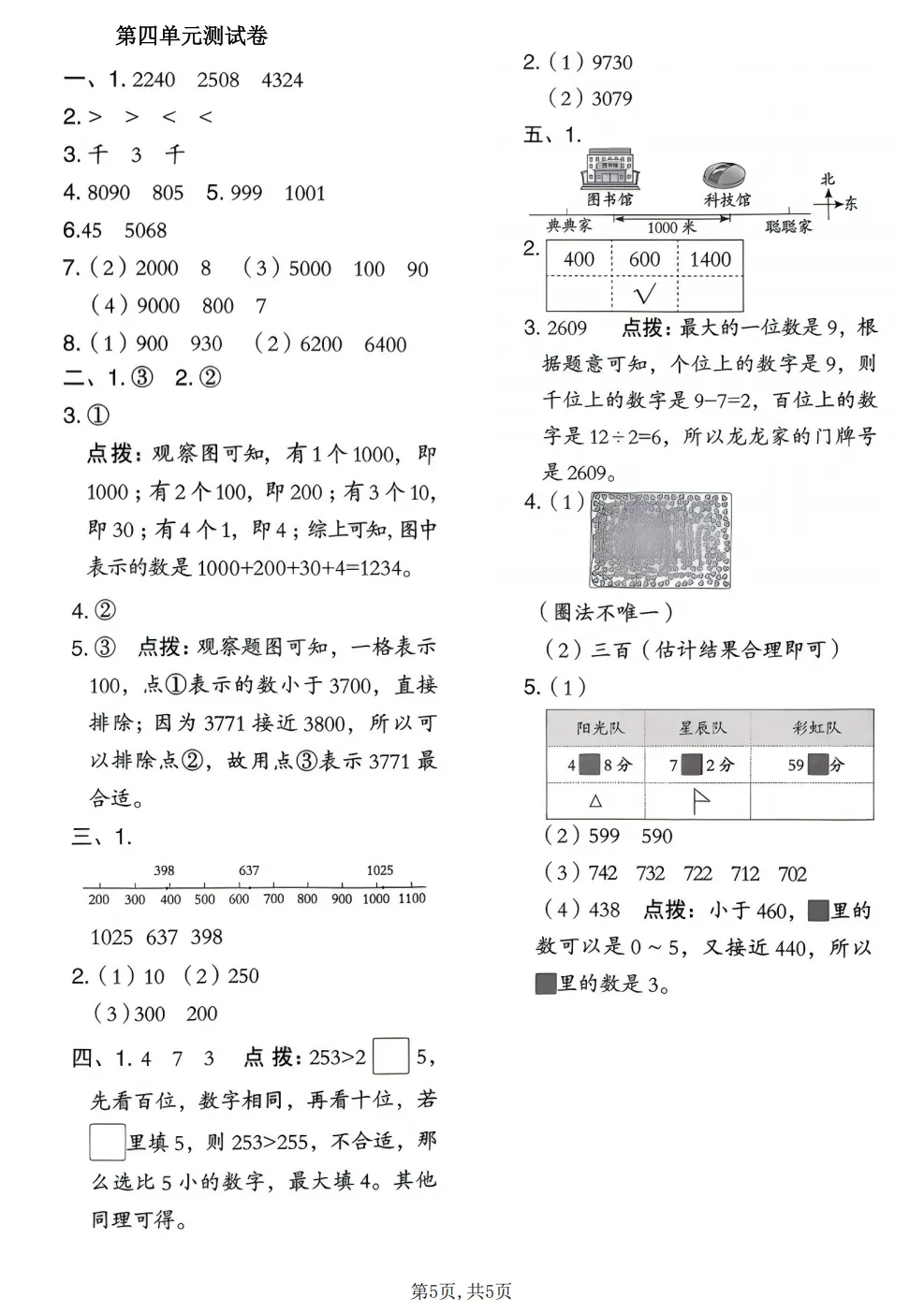 26春二年级下册北师大版数学《期中真题测试卷+单元拔尖测试卷》共6套,高清电子版可打印 第17张