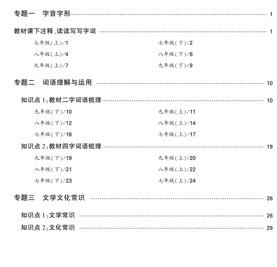 万维中考九科基础知识记背手册免费领取 第4张