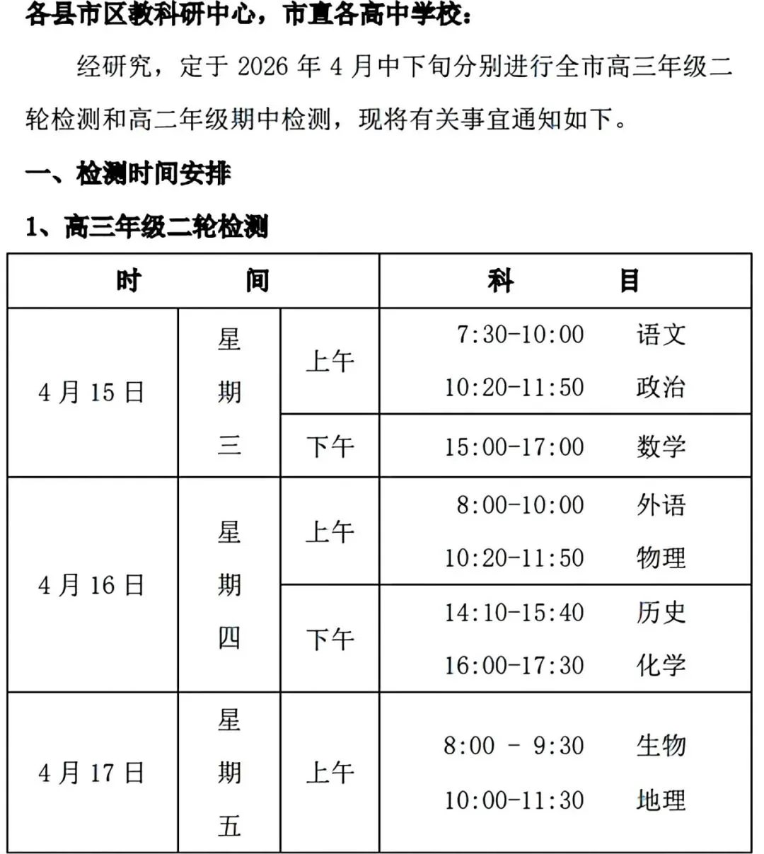 【试卷+解析】泰安二模泰安市2026届高三二轮检测全科试卷汇总! 第2张