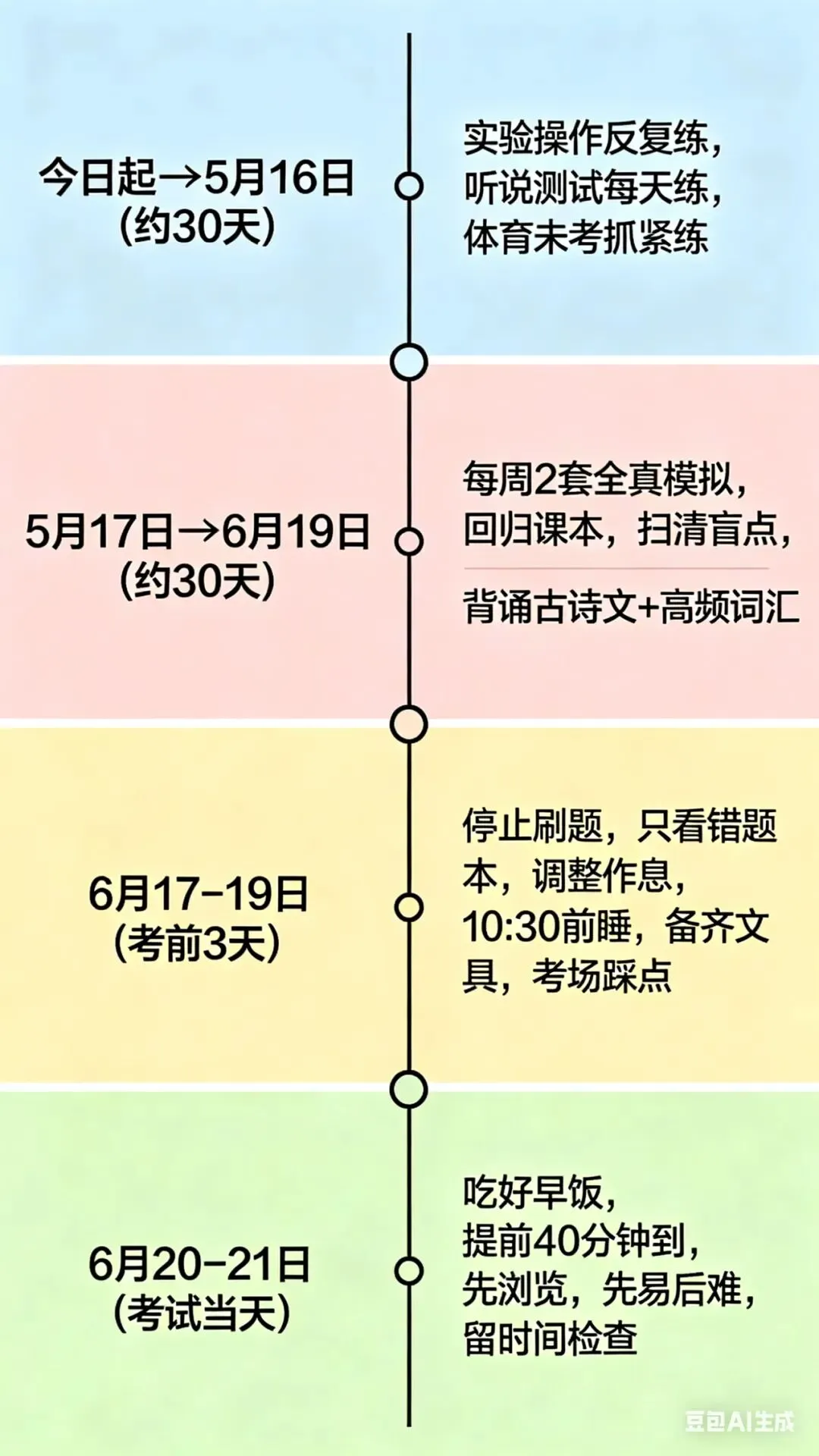 【初升高升学全攻略·特别篇】中考倒计时—从今天到6月20日的冲刺计划与实战细节 第5张