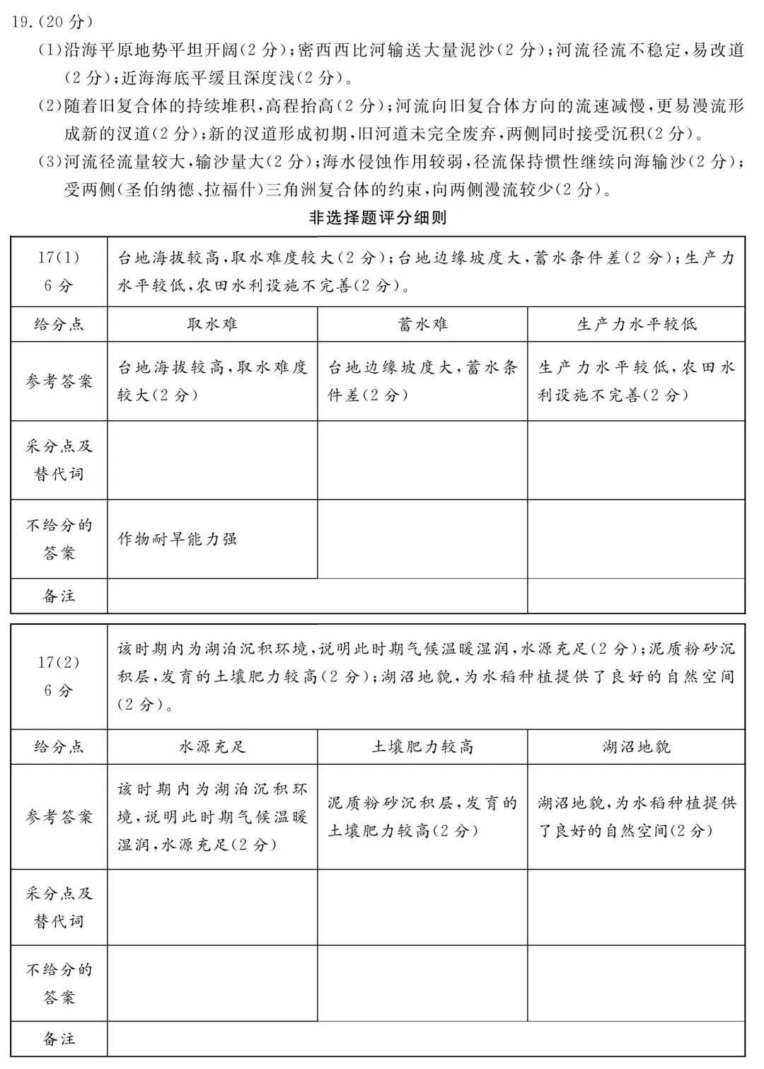 湛江市2026年普通高考测试(一)地理试卷及参考答案 第12张