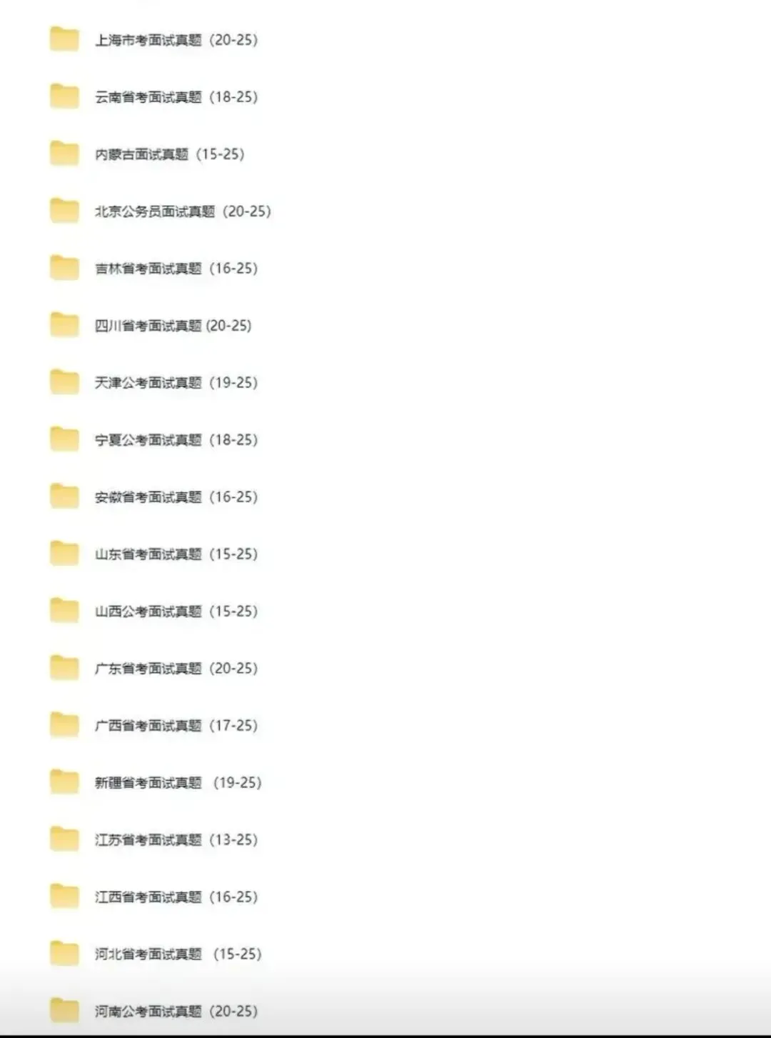 全国30省公务员省考面试历年真题及答案详解(单独分省) 第4张