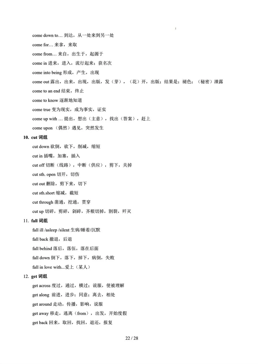 中考英语二轮语法专题复习–动词 第23张