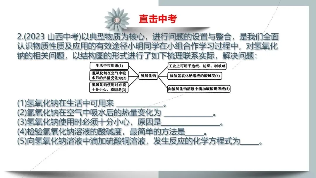 【中考化学复习课件】造纸术的前世今生—— 碱的性质复习 第16张