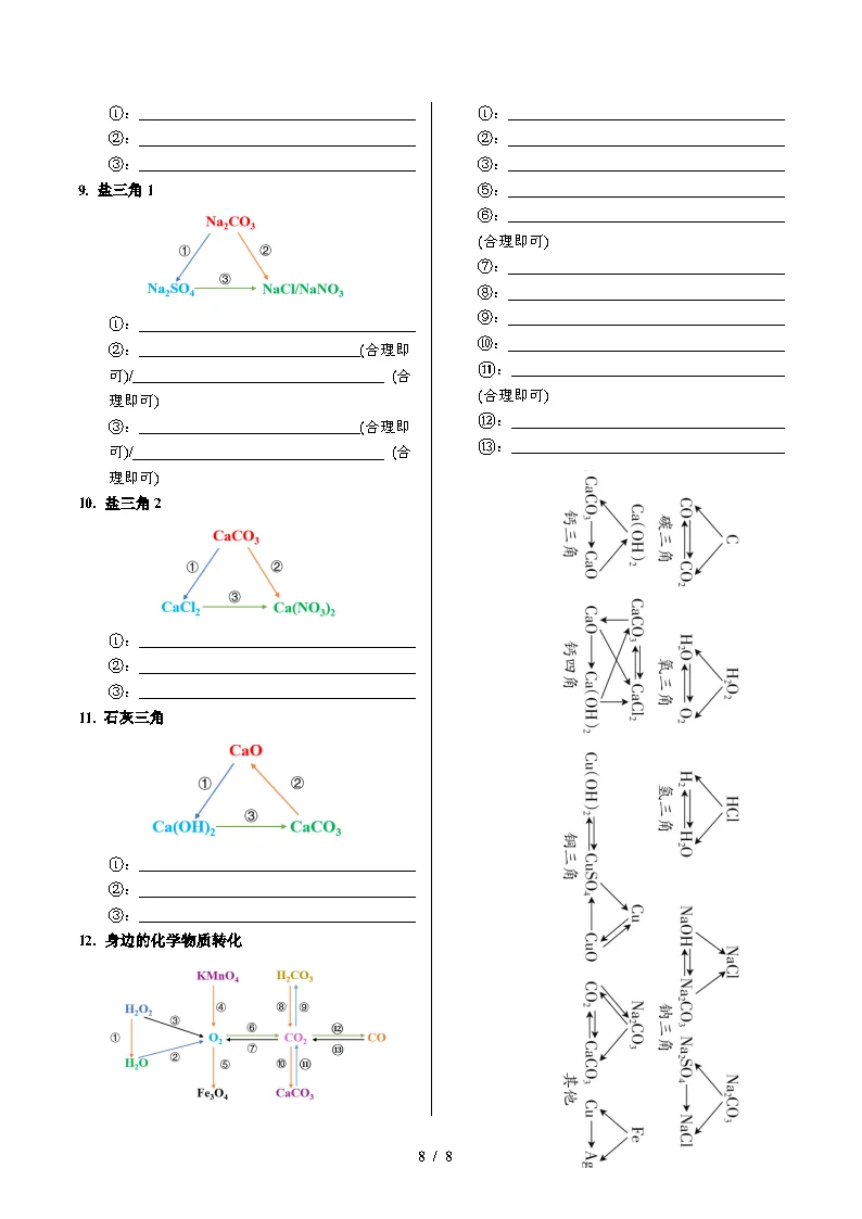 中考必考推断题常见的＂三角关系＂ 第2张