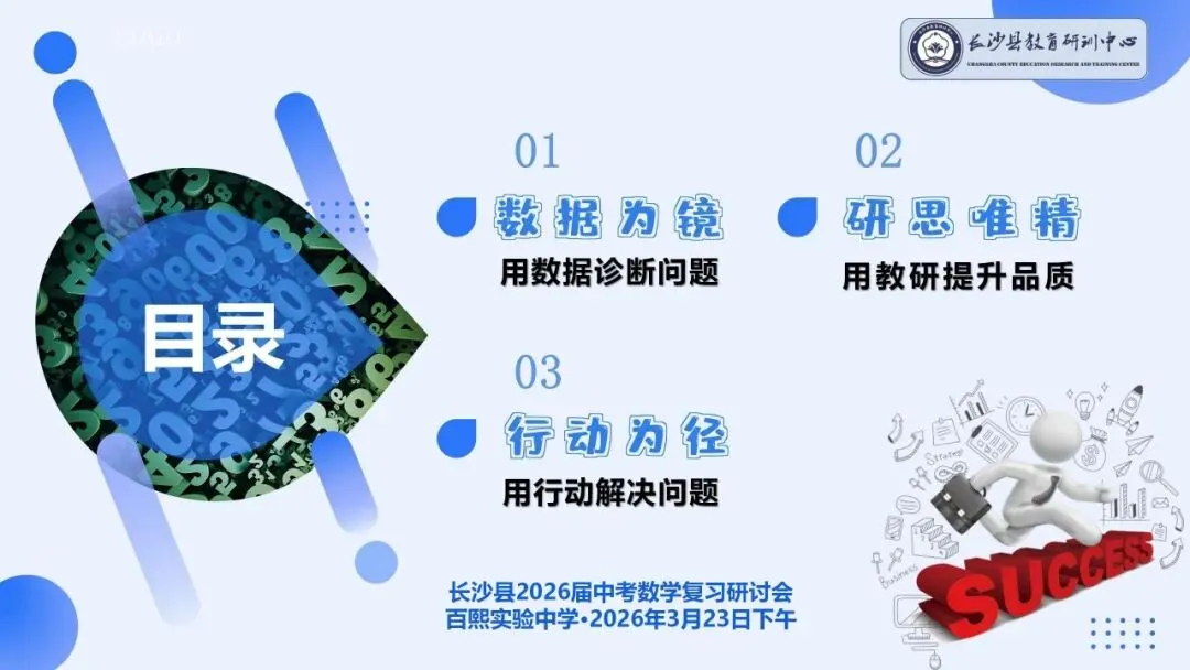 研料 || 中考研讨 | 以数据为镜 让复习有光——长沙县2026届中考数学复习研讨会总结(2026年上期初中研讨资料3) 第9张