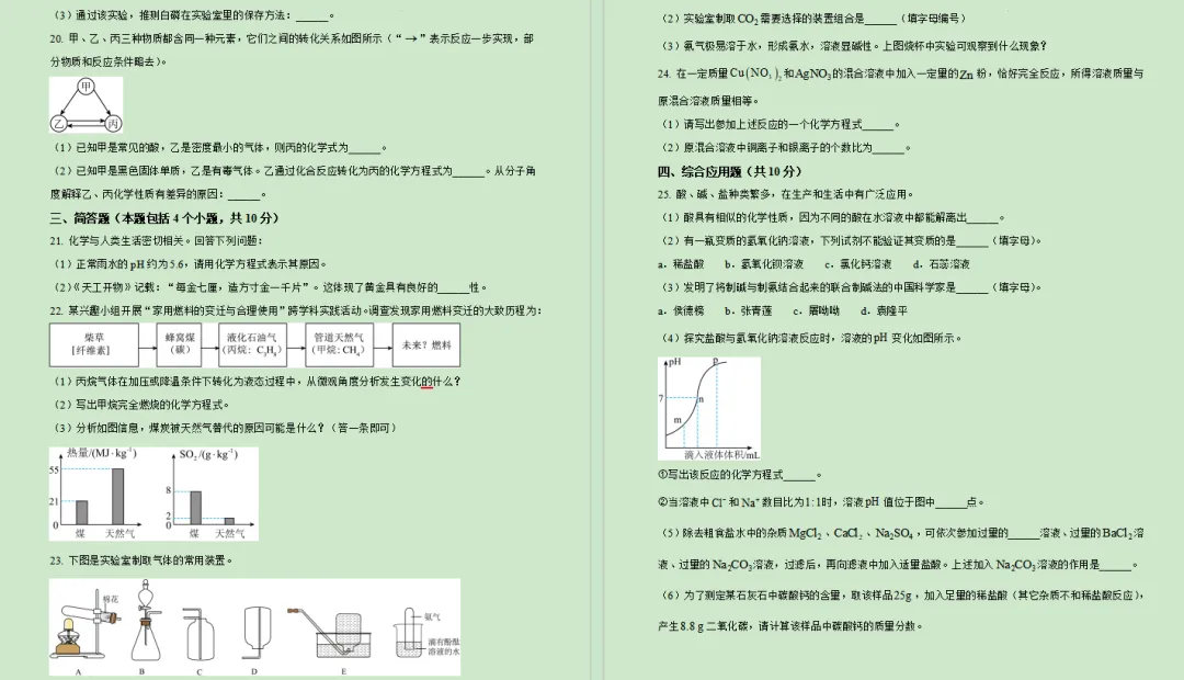 尹晓旦|2025年化学一模试卷分析 第3张