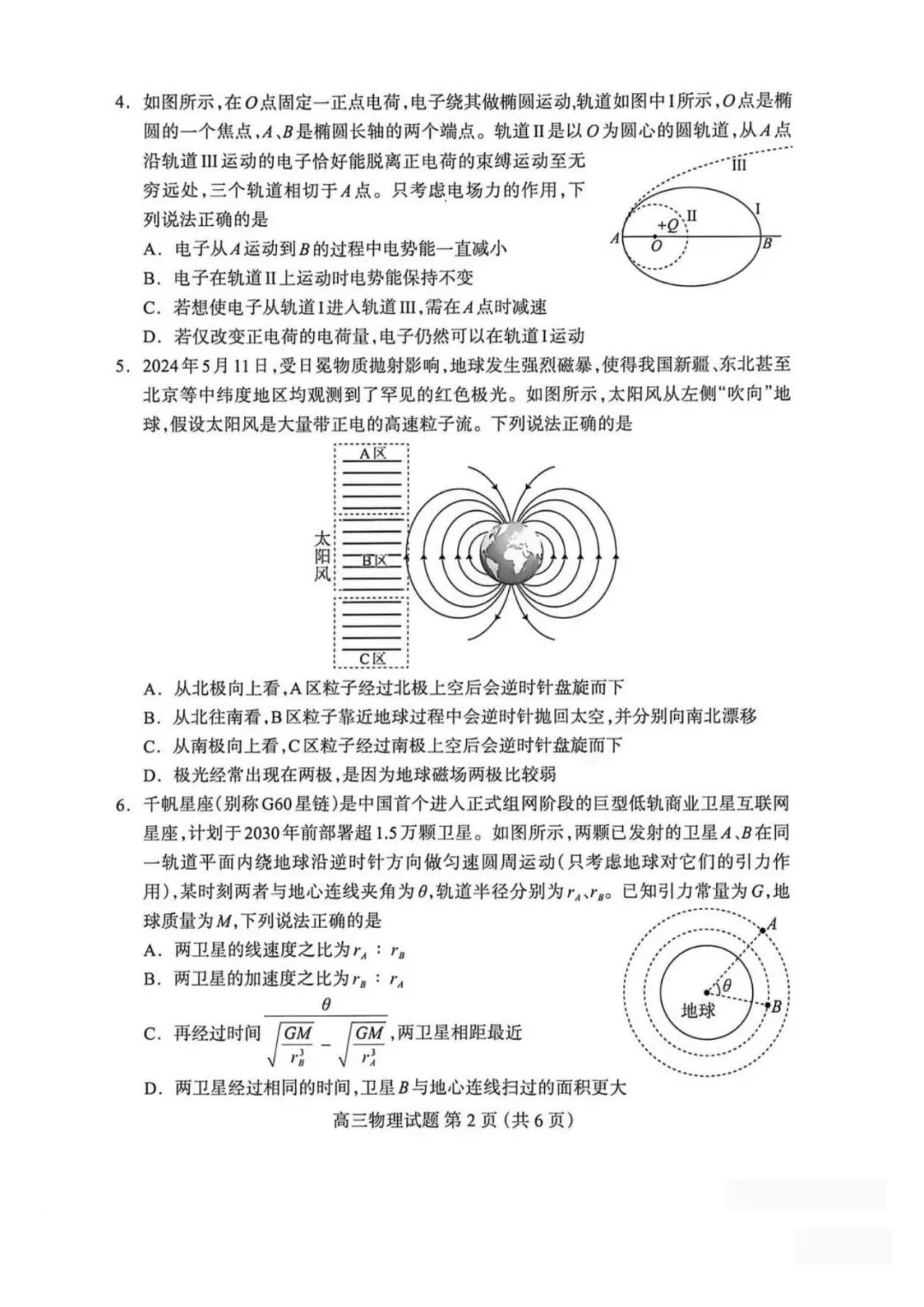 河北保定市2026届高三下学期第一次模拟考试物理试题 第2张