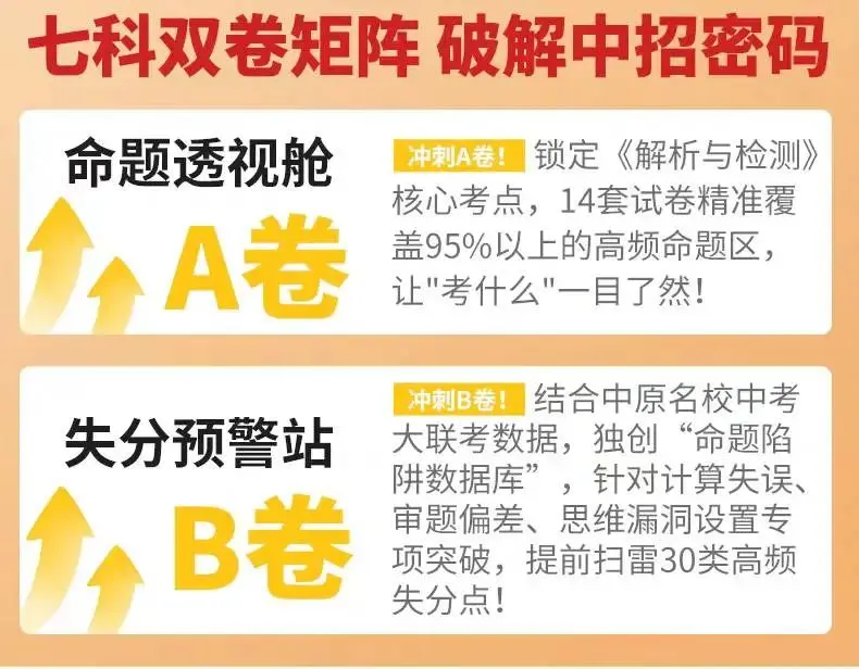2026河南中考抢分卷,精准命中提分关键,助力孩子短时突破,赢战!! 第5张