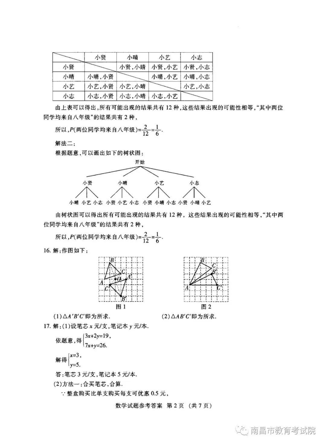 速看!江西省2020年中考官方试卷及参考答案公布!快来估分! 第12张