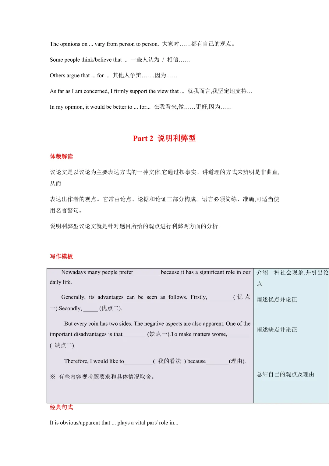 阅卷老师都认可的中考英语作文模板,直接背,考场秒用! 第6张