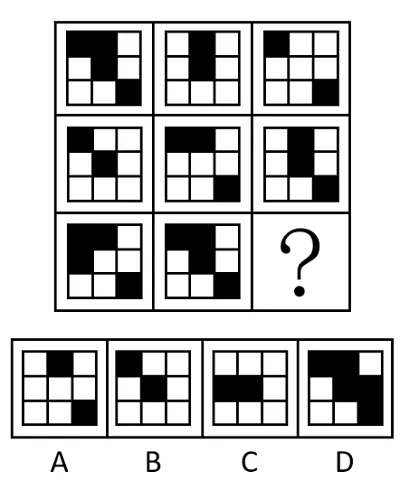 【每日一练】图推+类比模块真题(第25期) 第4张