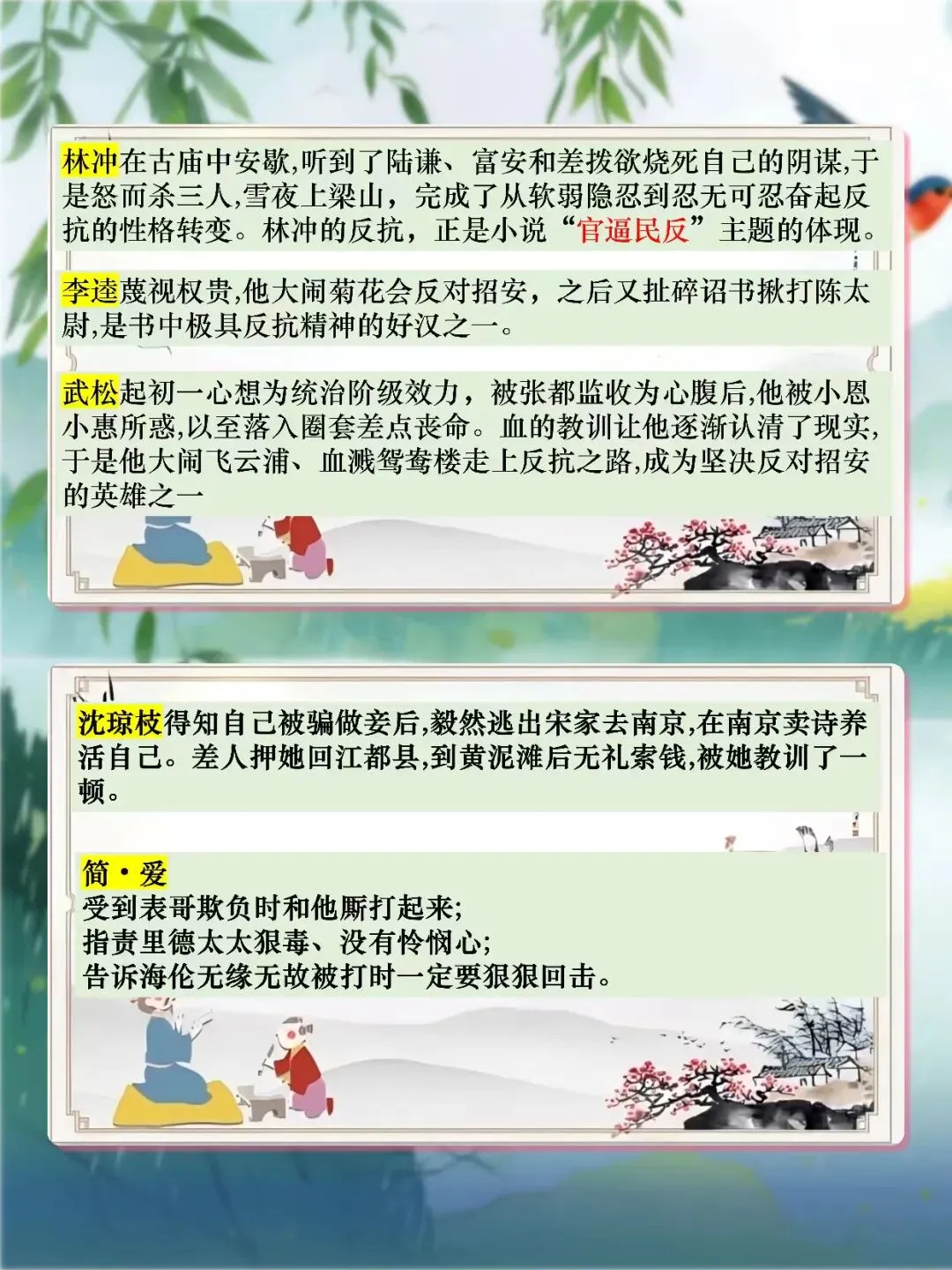 中考12部名著联读复习,这样讲太清晰了! 第6张