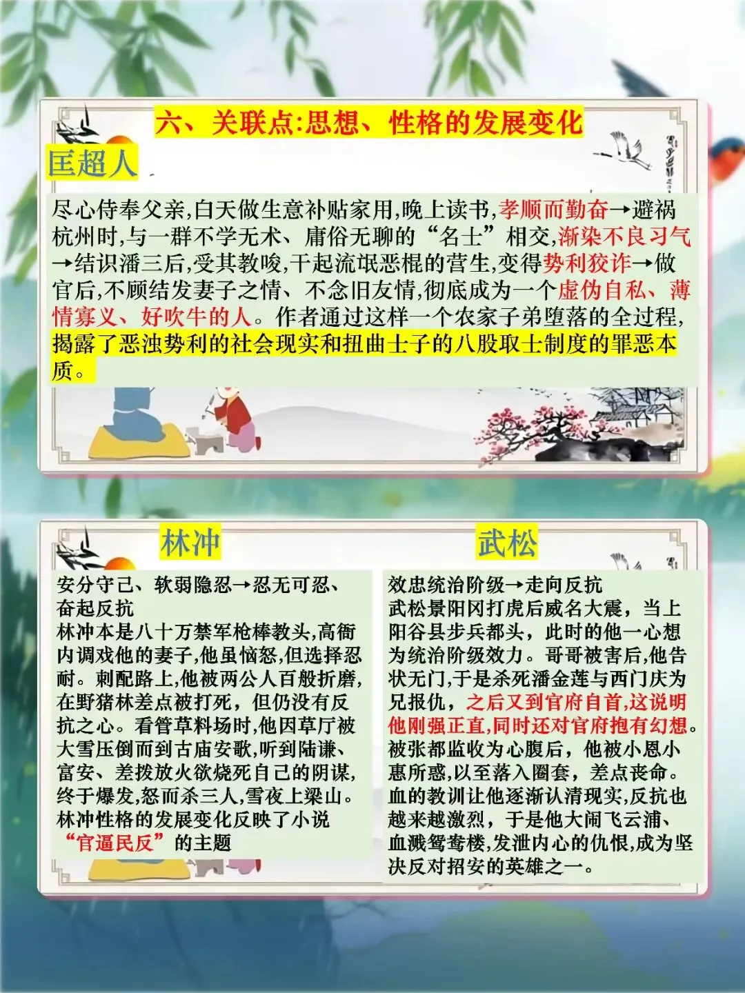 中考12部名著联读复习,这样讲太清晰了! 第9张
