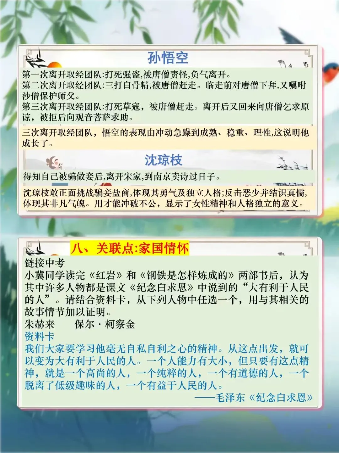 中考12部名著联读复习,这样讲太清晰了! 第12张