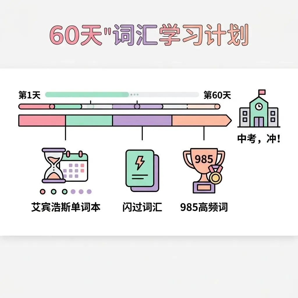 中考英语倒计时60天:985个词背完直接上考场 第3张